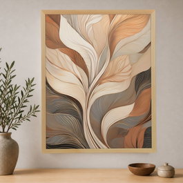 Wallity Cc-D-Ah-1005 Pintura Decorativa en Lienzo Enmarcada 70 x 95 cm